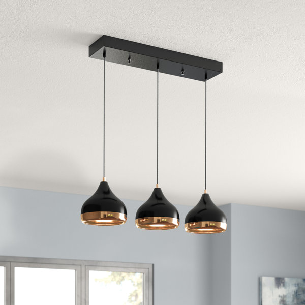 Willa Arlo Interiors 3 Light Kitchen Island Teardrop Pendant